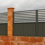 Colorbond Fencing with Slats