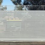 63 Slatted Bin Store Sliding Gate