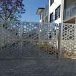 Abstract Design Swing Gate