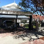 Wrought Iron Carport Sectional Door