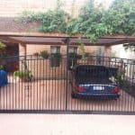 Wrought Iron Carport Sectional Door