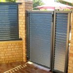 Slatted Louvre Ped Gate, Panel and Infill