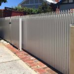 Aluminium Picket Fencing and Sliding Gate