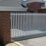 Aluminium Flat Picket Sliding Gate