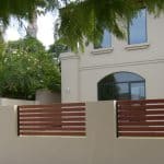 Slatted Wood Look-A-Like Infill Fencing