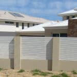 Slatted Infill Fencing