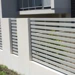 Slatted Infill Fencing