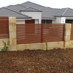 Slatted Wood Look-A-Like Infill Fencing