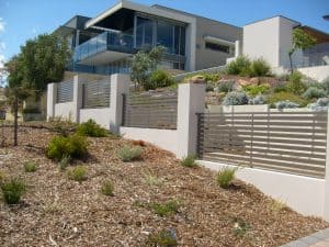 Slatted Infill Fencing Panels