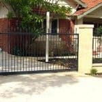 Staggered Spear Sliding Gate