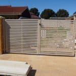 Aluminium Slatted Swing Gate