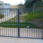 Wrought Iron Fencing with Ornate Scrolls