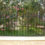 76 Wrought Iron Staggered Spear Fencing