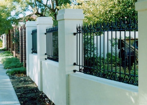Wrought Iron Level Spear Fencing 78