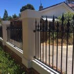 Wrought Iron Infill fencing frontage