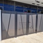 Perforated Bike Shelter